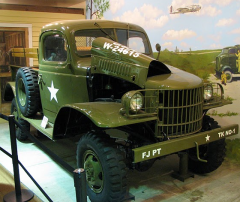 Army truck at Fort Jackson Museum
